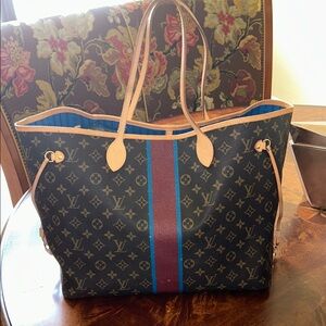 Louis Vuitton Custom Monogram Heritage Neverfull GM